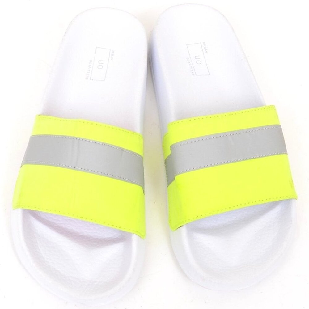 UO Reflective Slide Footbed‎ Sandal Men's Size 9 Beach Running Vacation Travel